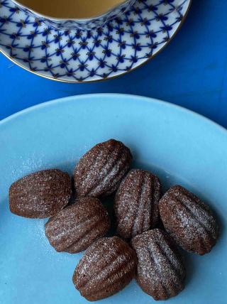 Chocolade sinaasappel Madeleines1